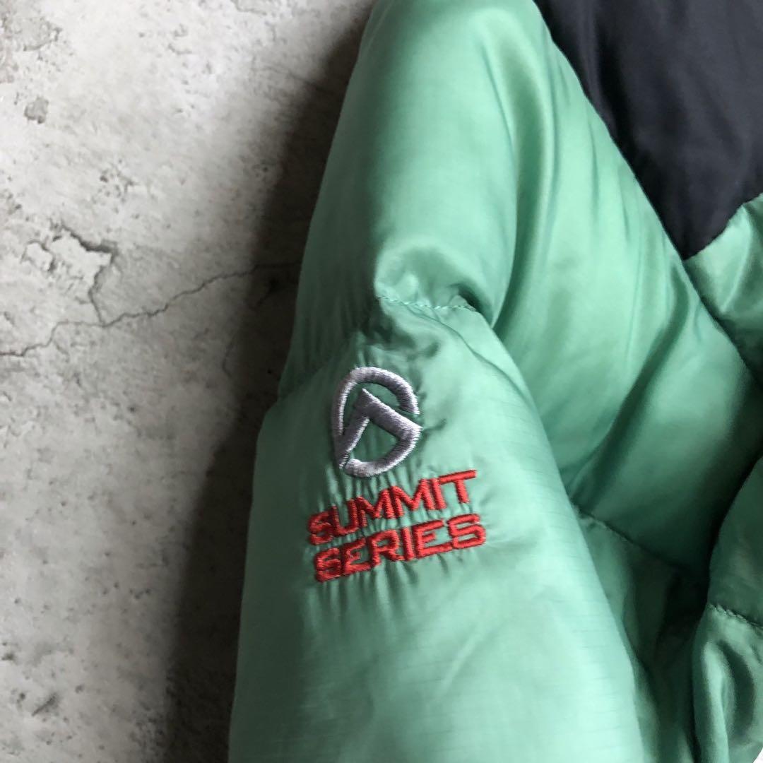 ザノースフェイス　800フィル　ローツェ　ダウンジャケット　グリーン　ヌプシ