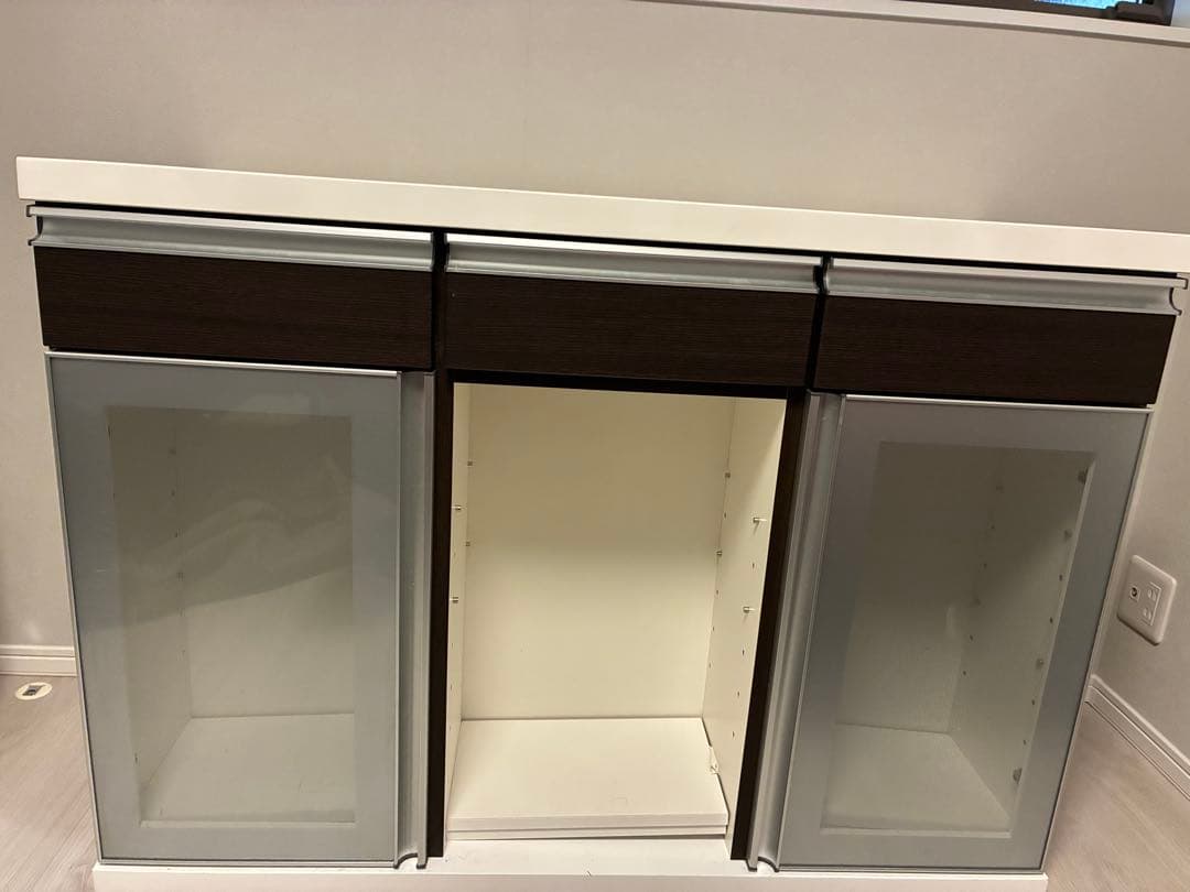 極美品　ニトリ　バーカウンターモデナ 120DBR