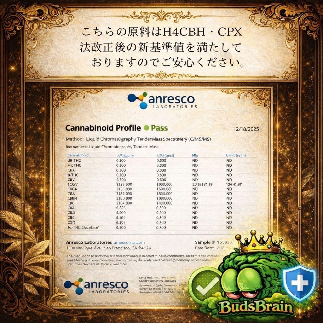 BudsBrain　H4CBH【Premium】　 LIQUID 1ml