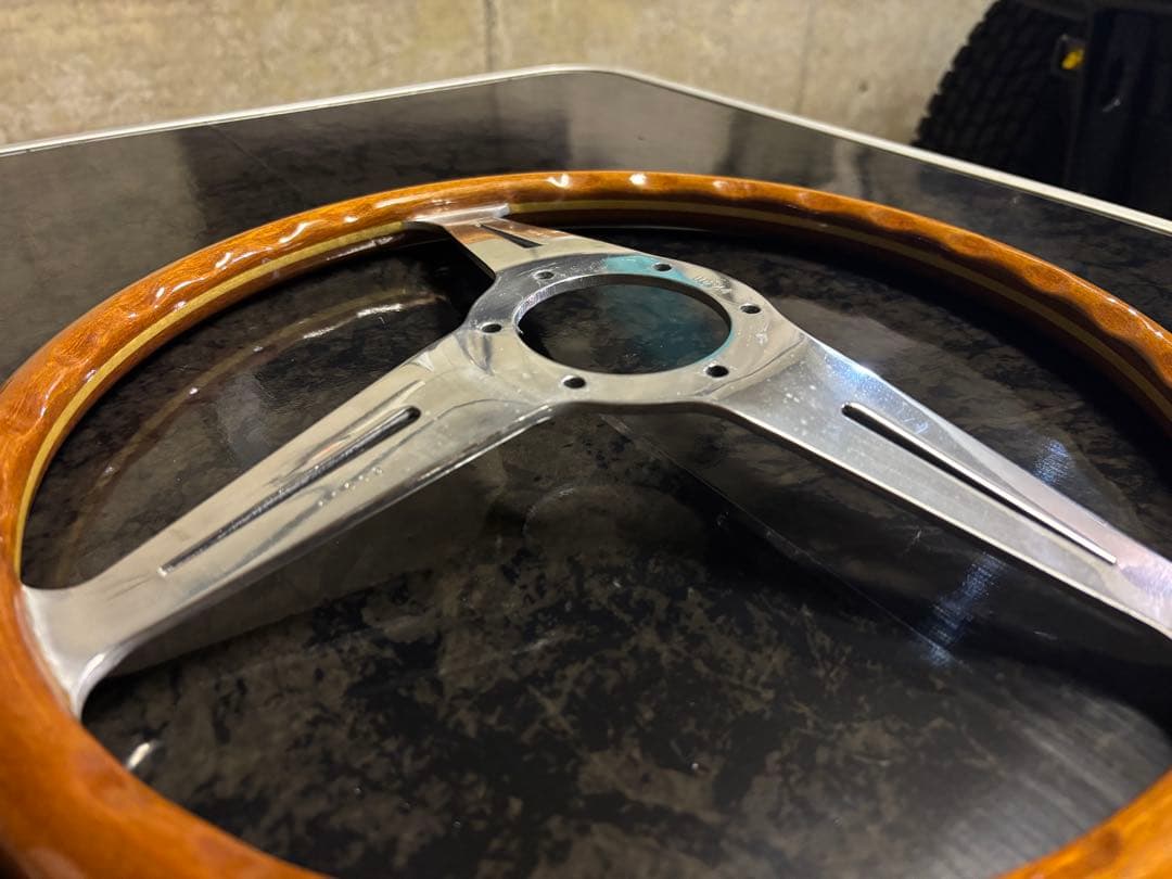 ナルディ NARDI ステアリング クラシック ウッド ホーンボタン付