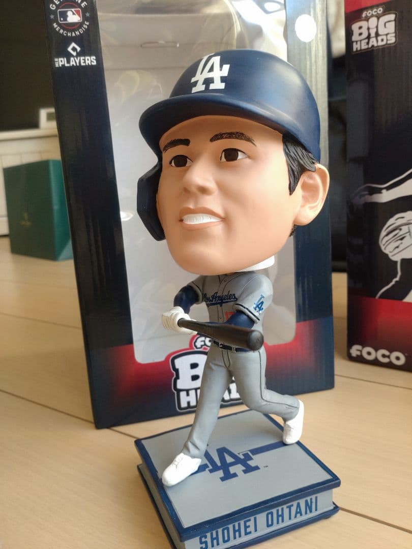 【1万個限定シリアルナンバー付き】大谷翔平選手Big Heads人形　FOCO