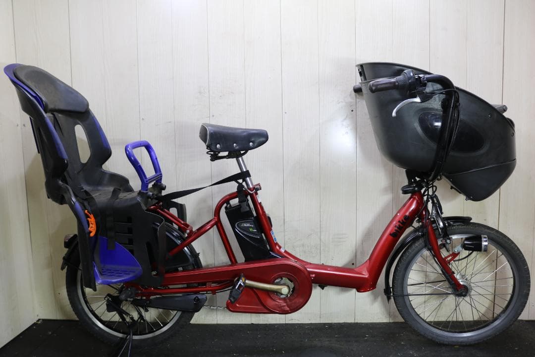 ブリヂストンbikke POLAR e BP0D37 20型 3段8.9AH 赤