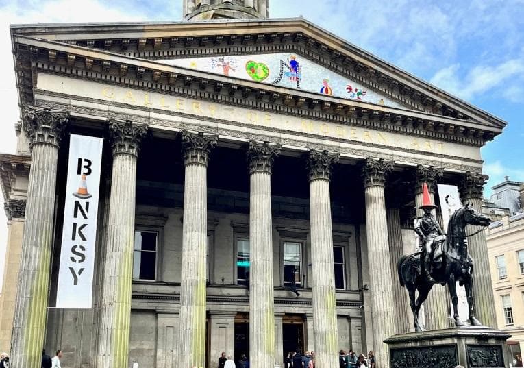 バンクシー 「FLUFF OBTAINED AT CutAndRun」 COA付