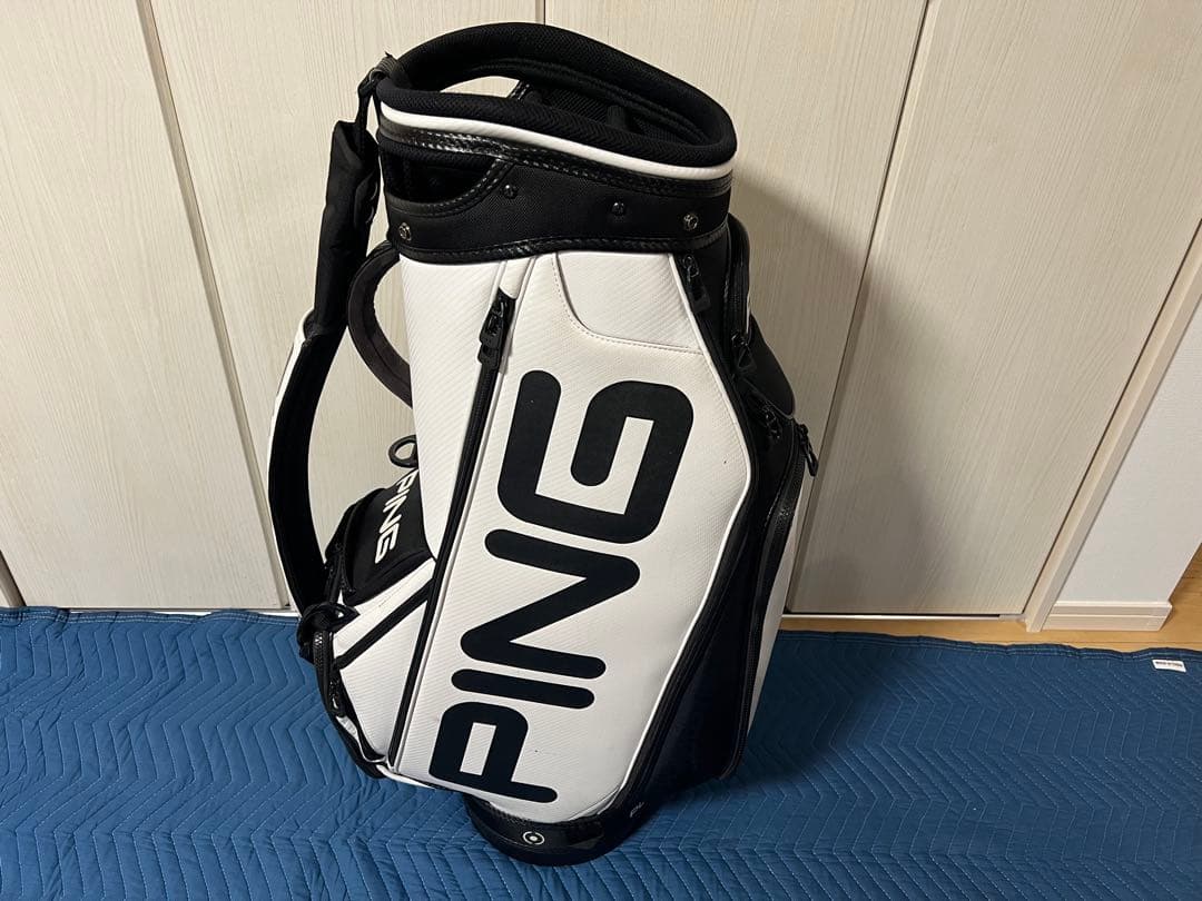 PING ゴルフバッグ・キャディバッグ ホワイト・ブラック