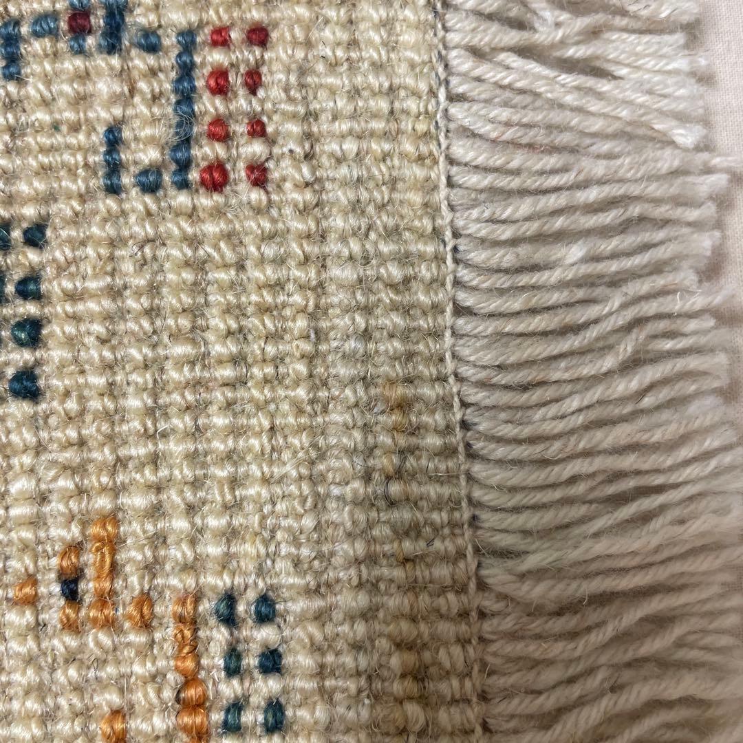 高級ペルシャ絨毯★多色模様ウールラグ★ギャバ