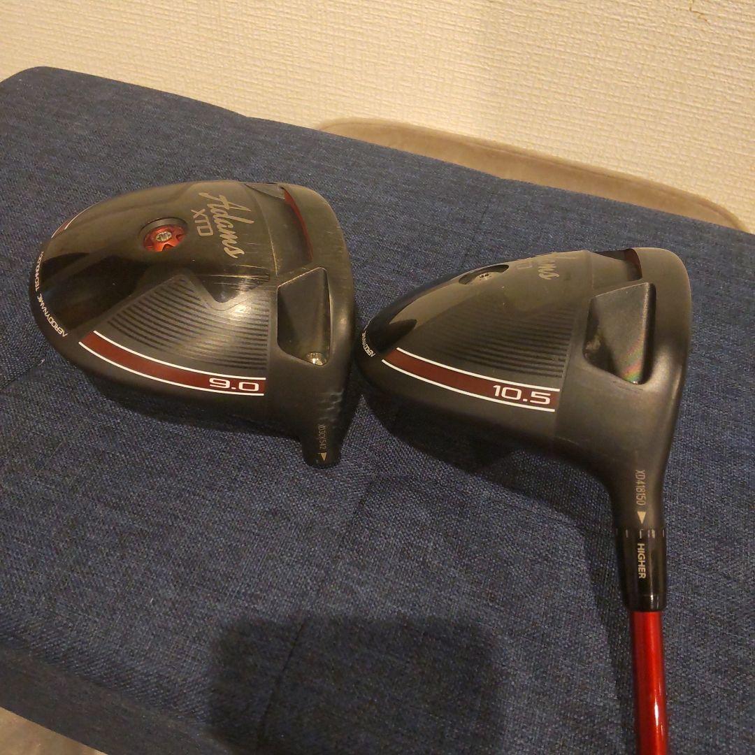 アダムスゴルフ ドライバー 9.0° 10.5° セット シャフト1本