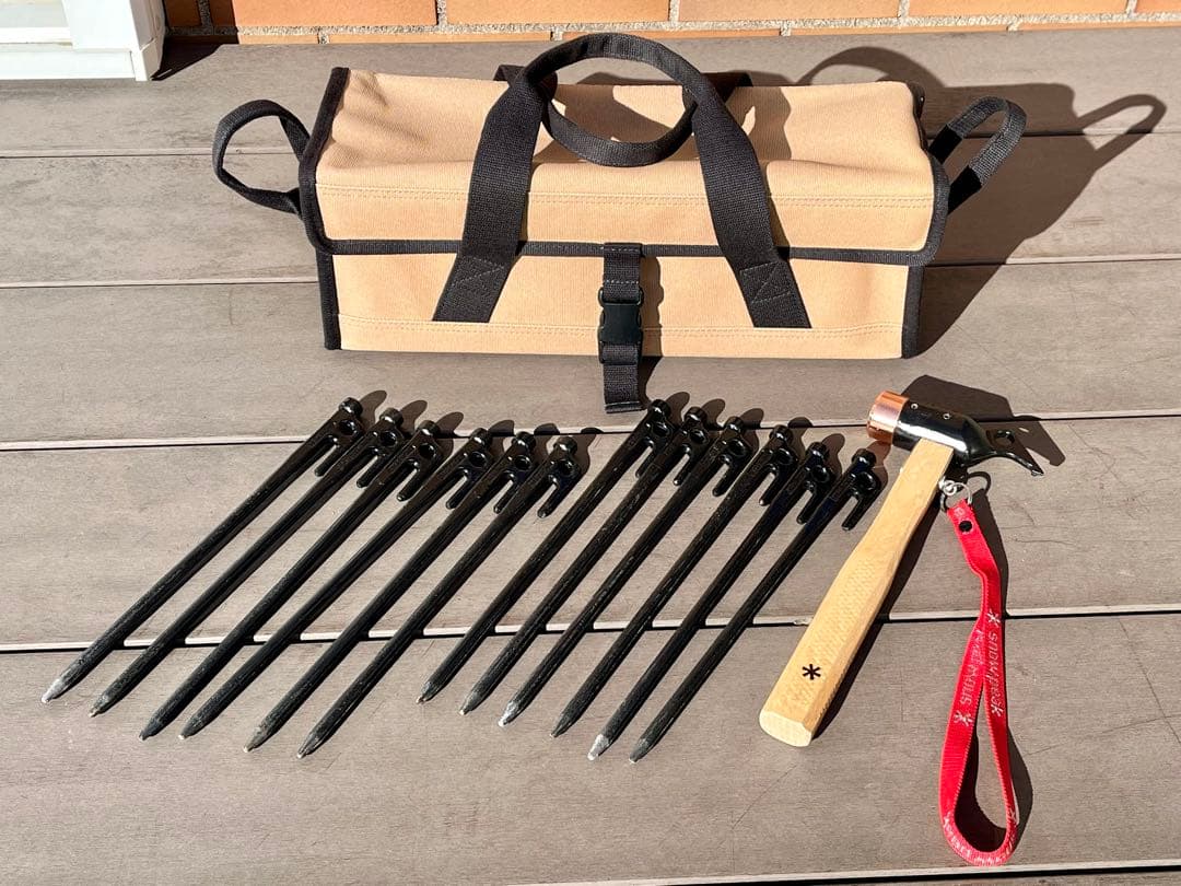 スノーピーク　ソリステ30、ペグハンマーPro.C、マルチコンテナM セット