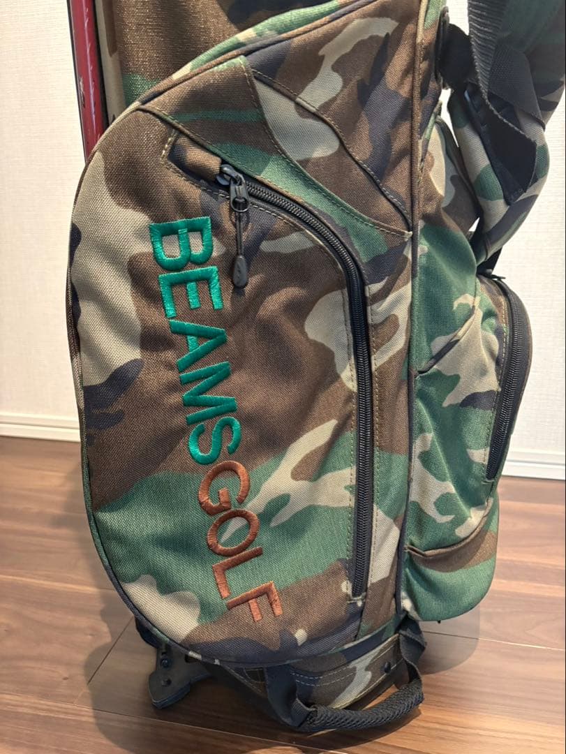 BRIEFING ✖️ビームスコラボ迷彩 キャディバッグ【限定】