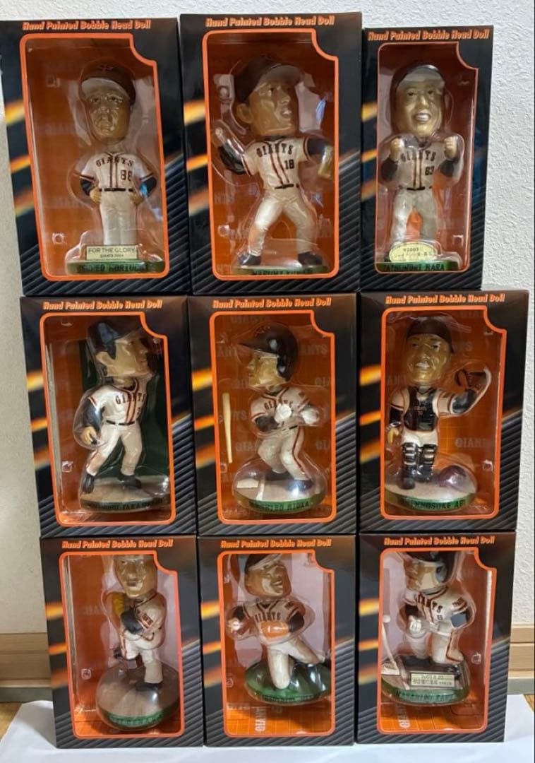 読売巨人軍 ボブルヘッド（9個セット）