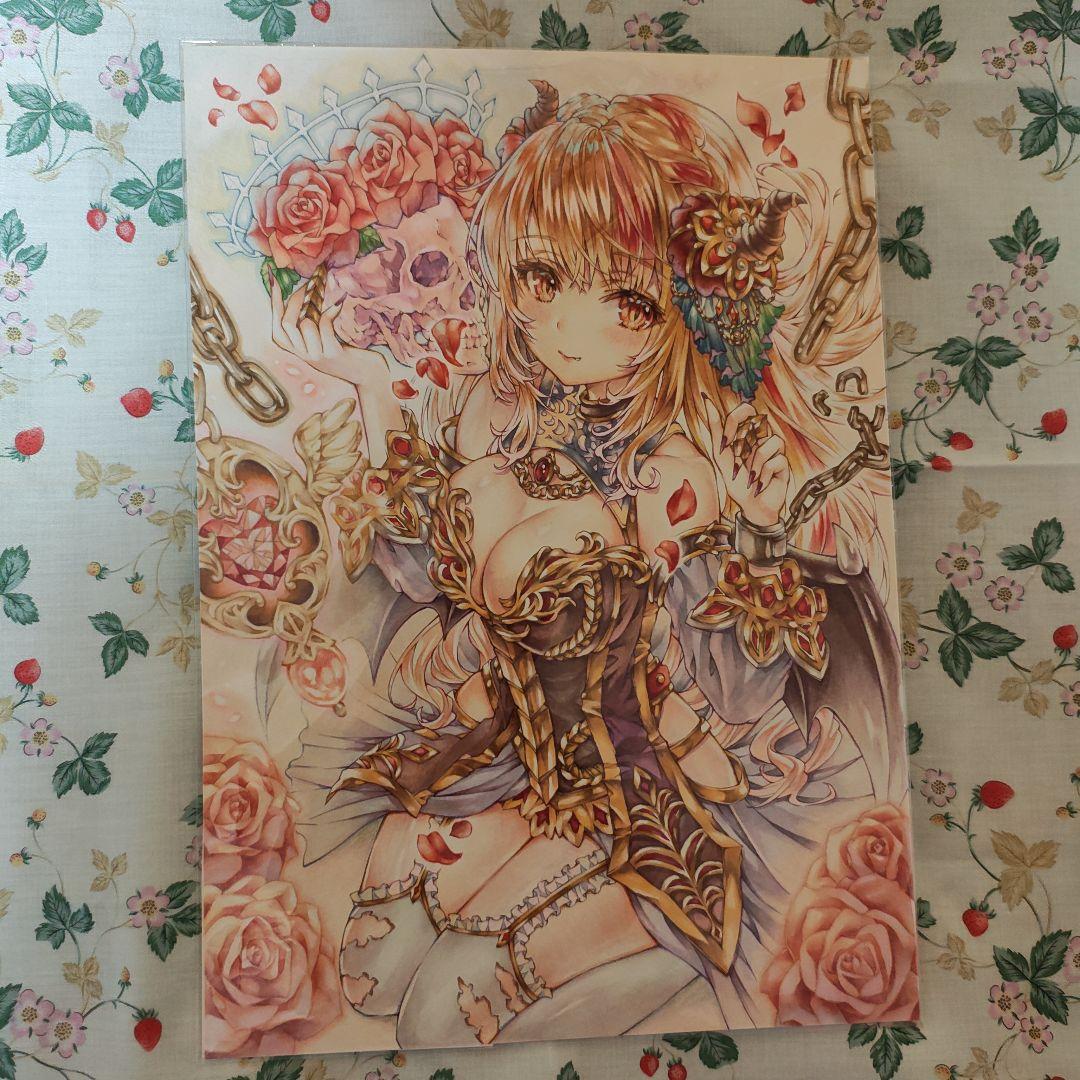 ７月１０日まで！オリジナルの手描きイラスト！直筆A４サイズ