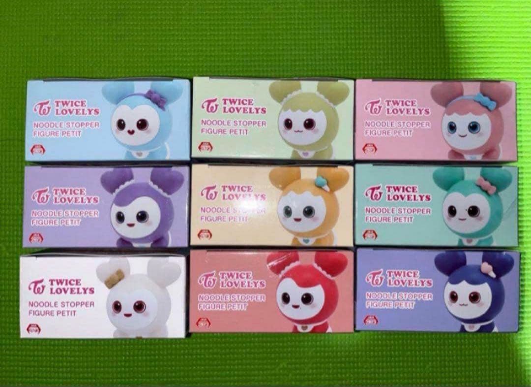 TWICE GIGO LOVELYS ぬーどるストッパー フィギュアぷち 9種