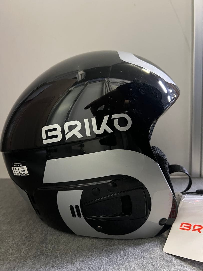 BRIKO スキー用ヘルメット ブラック/シルバー
