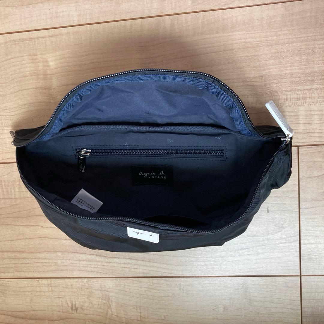 【新品未使用】アニエスベー ボディバッグ　黒