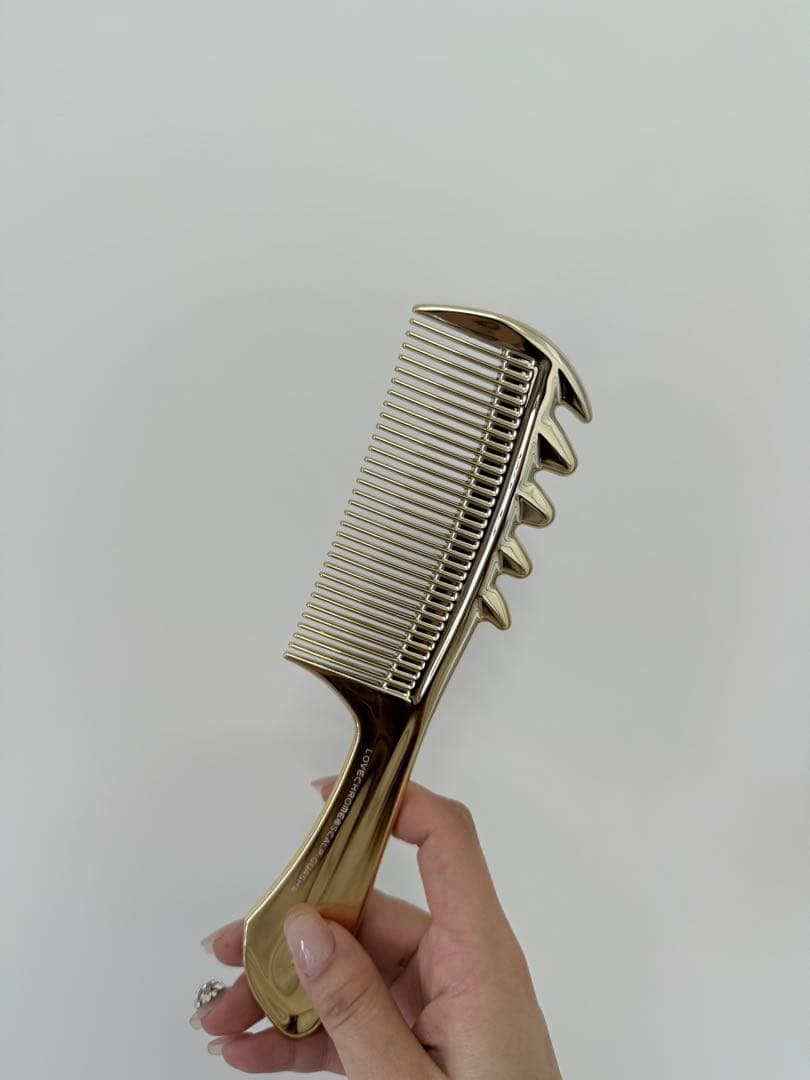 LOVECHROME ゴールドコーム 収納袋付き