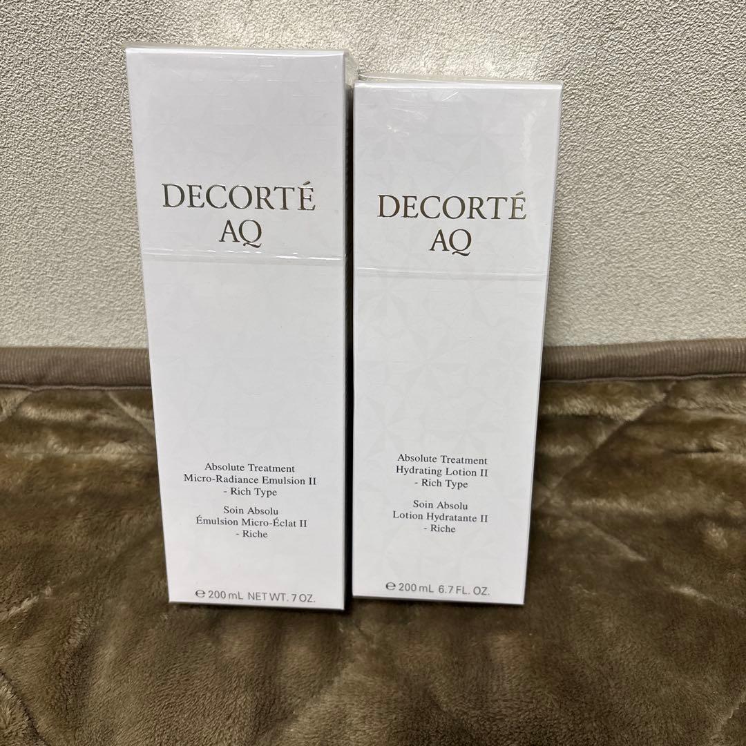 デコルテAQ アブソリュート化粧水　乳液