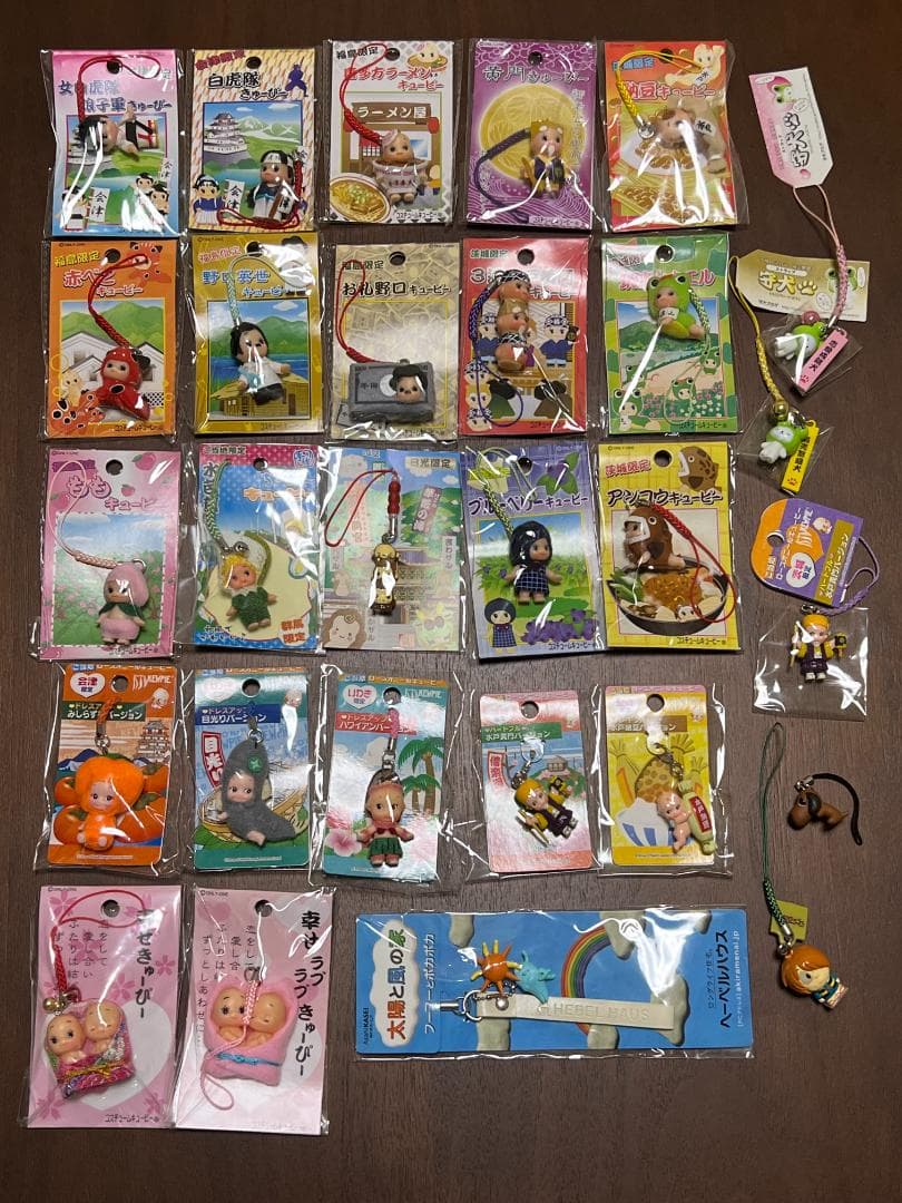 【新品未使用】ご当地キューピー【福島・茨城・群馬】21個＋おまけ7個 =計28個