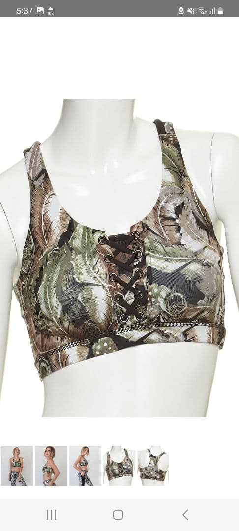 ホットヨガ対応　ブラトップ&レギンス　上下　トレーニング