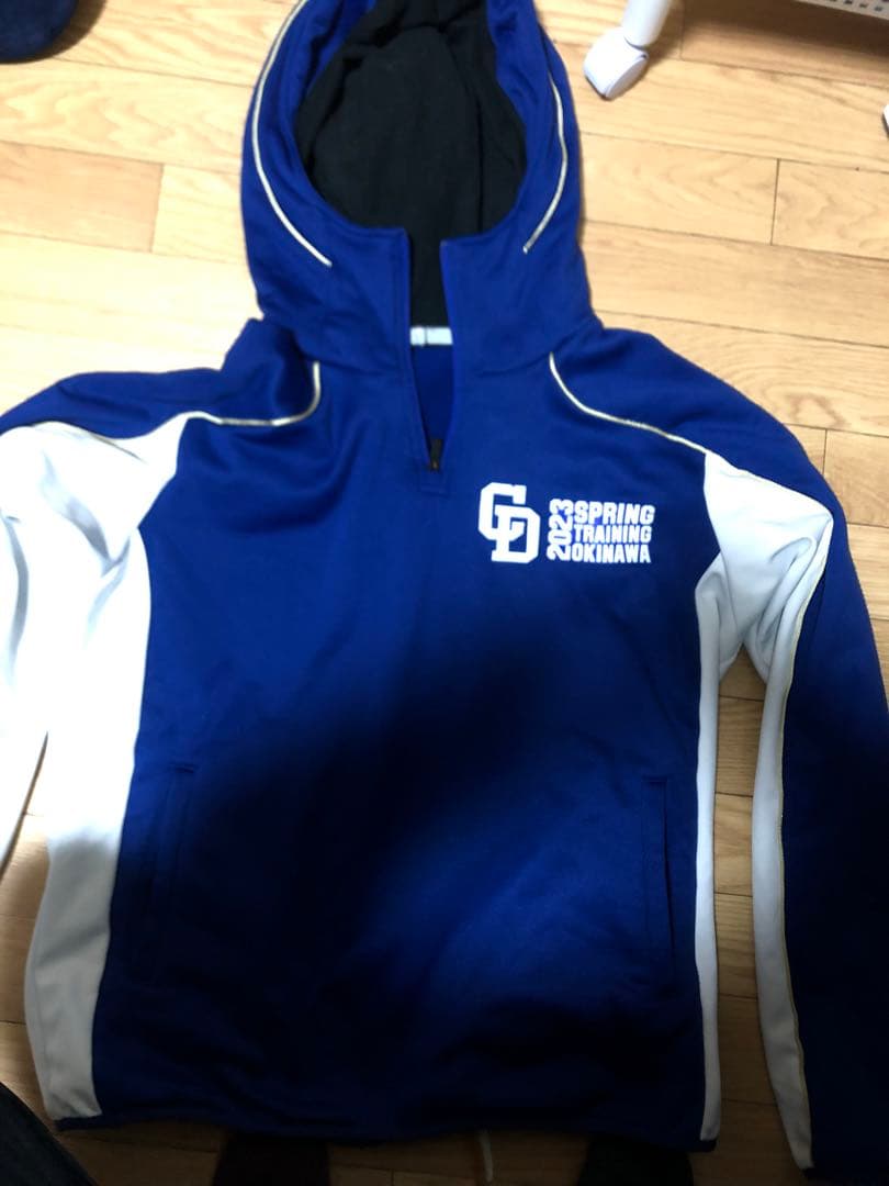 中日ドラゴンズ2023年春季キャンプ限定パーカー！【ミズノ】 L