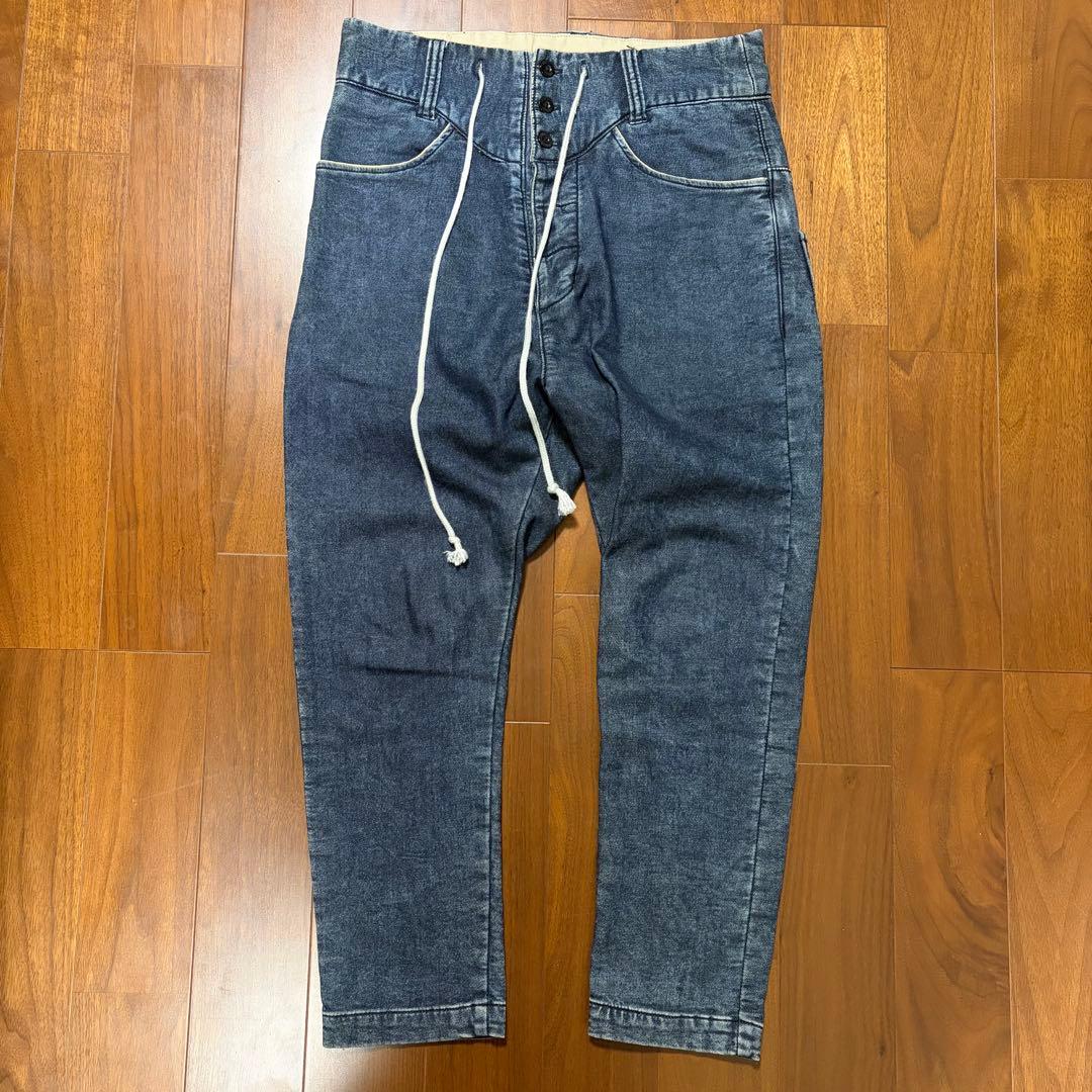 美品 NATAL DESIGN ネイタルデザイン サルエルスウェットパンツ XS