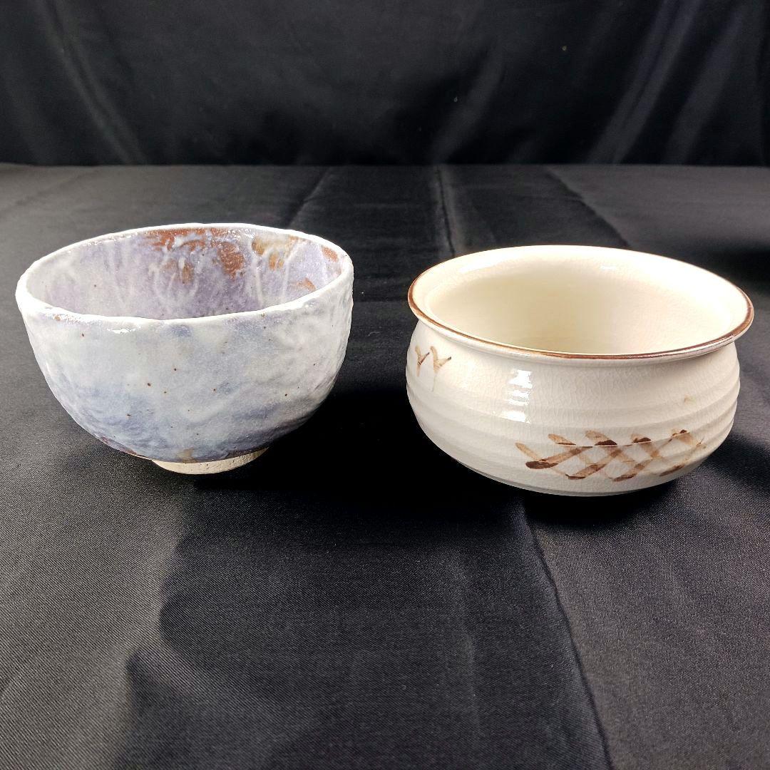 Y3336-1 茶道具 一式 セット 茶碗 水指 棗他 木箱付き