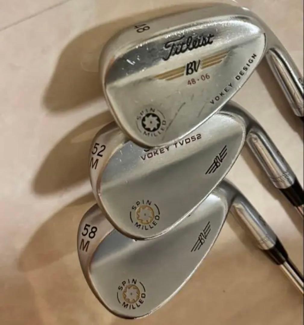 タイトリストボーケイウェッジ3本セット 48° 52° 58° DGs200