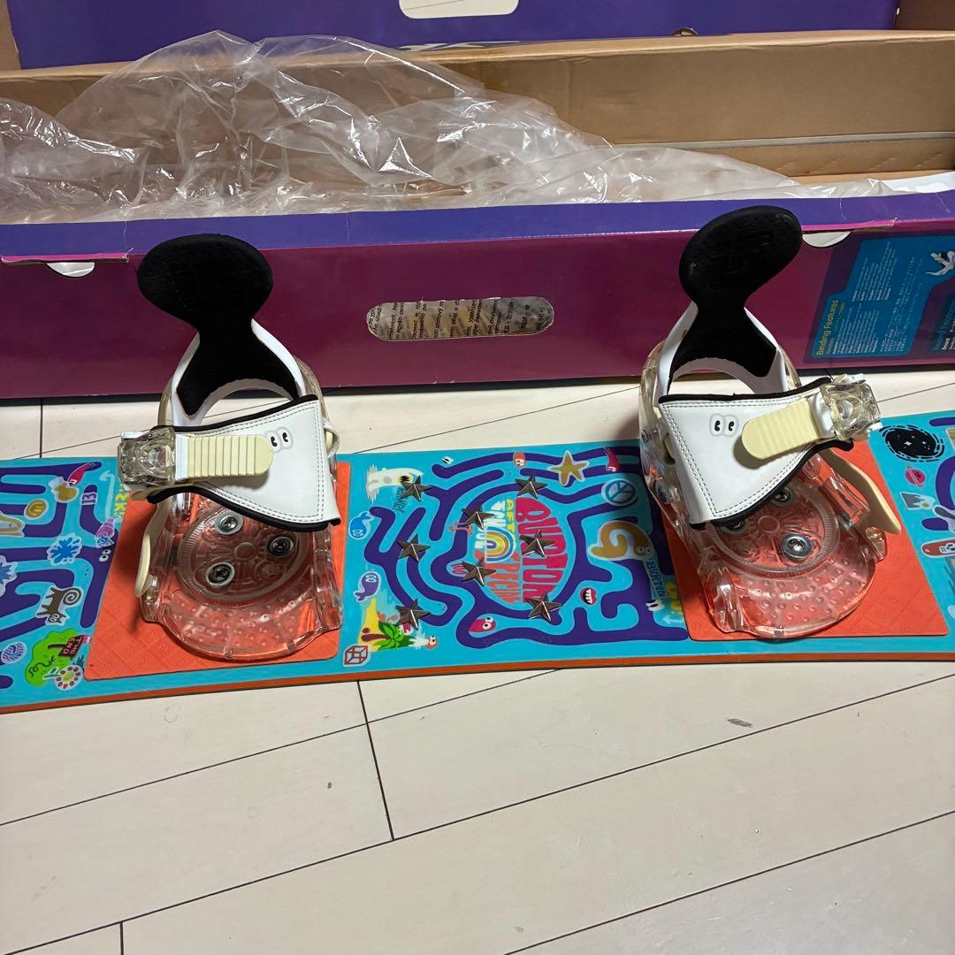 Burton スノーボード　ビンディング　セット　キッズ　100cm