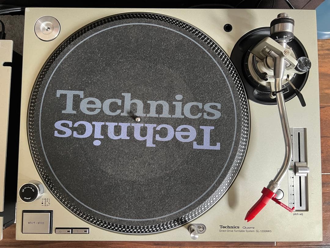 [美品] Technics SL-1200MK5 樽屋赤針付き