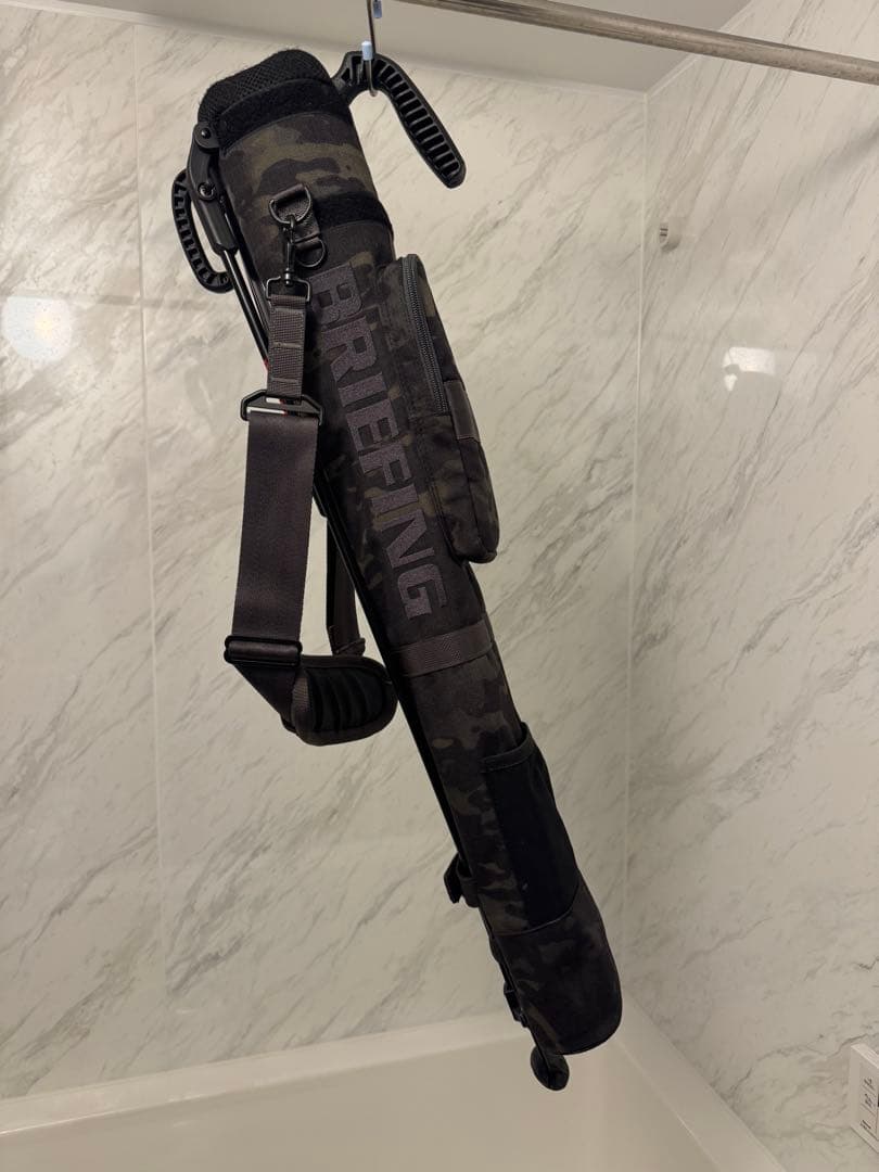 BRIEFING ゴルフバッグ セルフスタンド　カモフラージュ　ブラック
