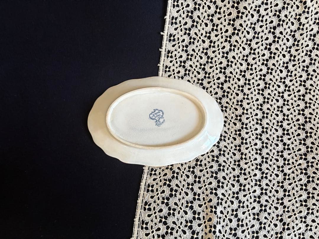 レア サンタマン窯 レジャンス ラヴィエ フランス アンティーク