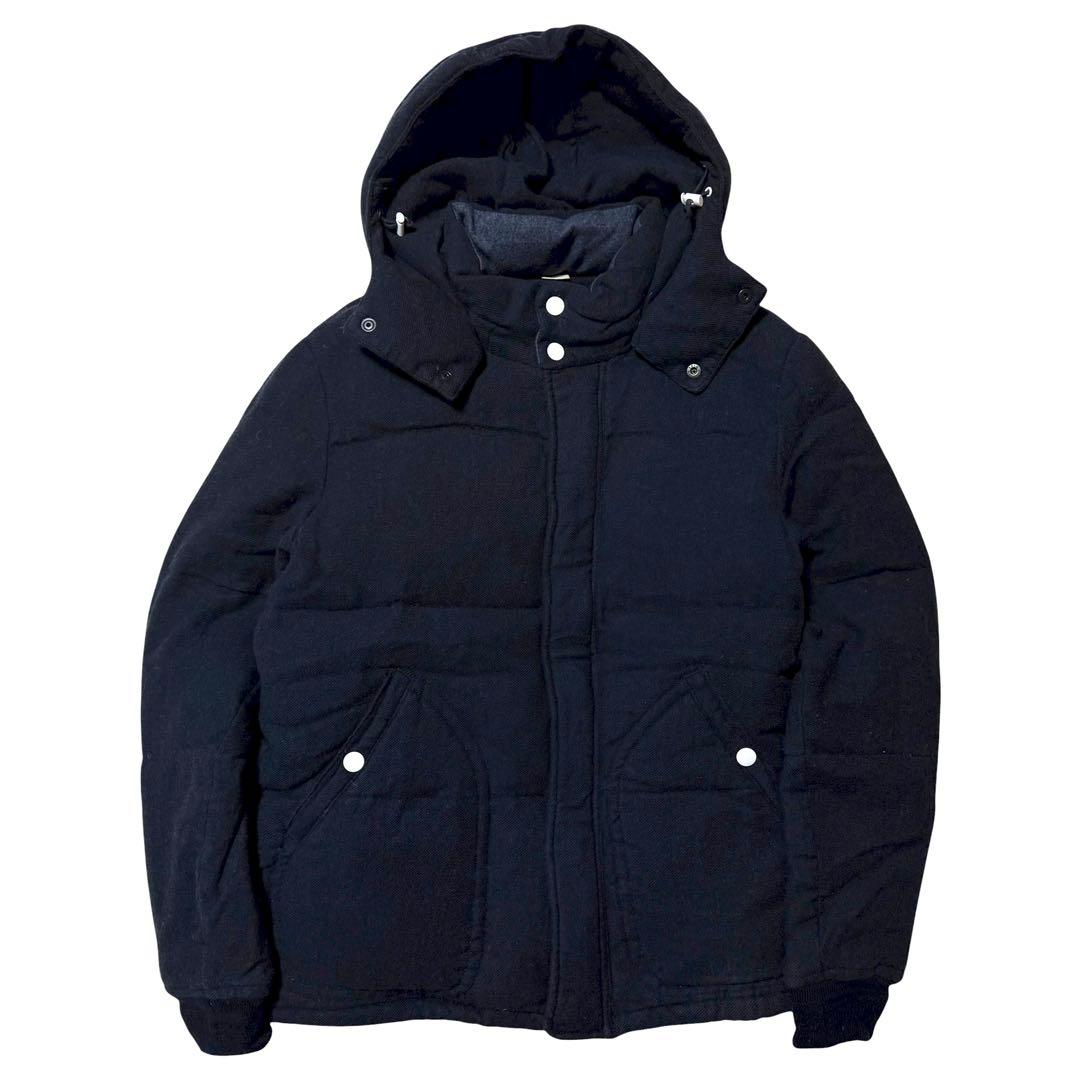 highwind 袖リブ 切替 フード付き ダウン ジャケット M