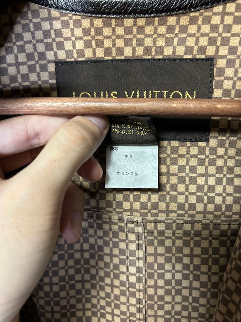 L*y様 希少 ルイヴィトン◉ライダースJKT ビンテージ