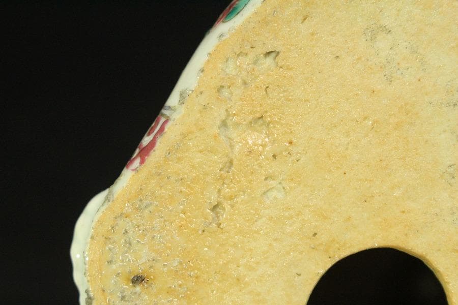 中国美術 色絵 布袋 置物(LC804)