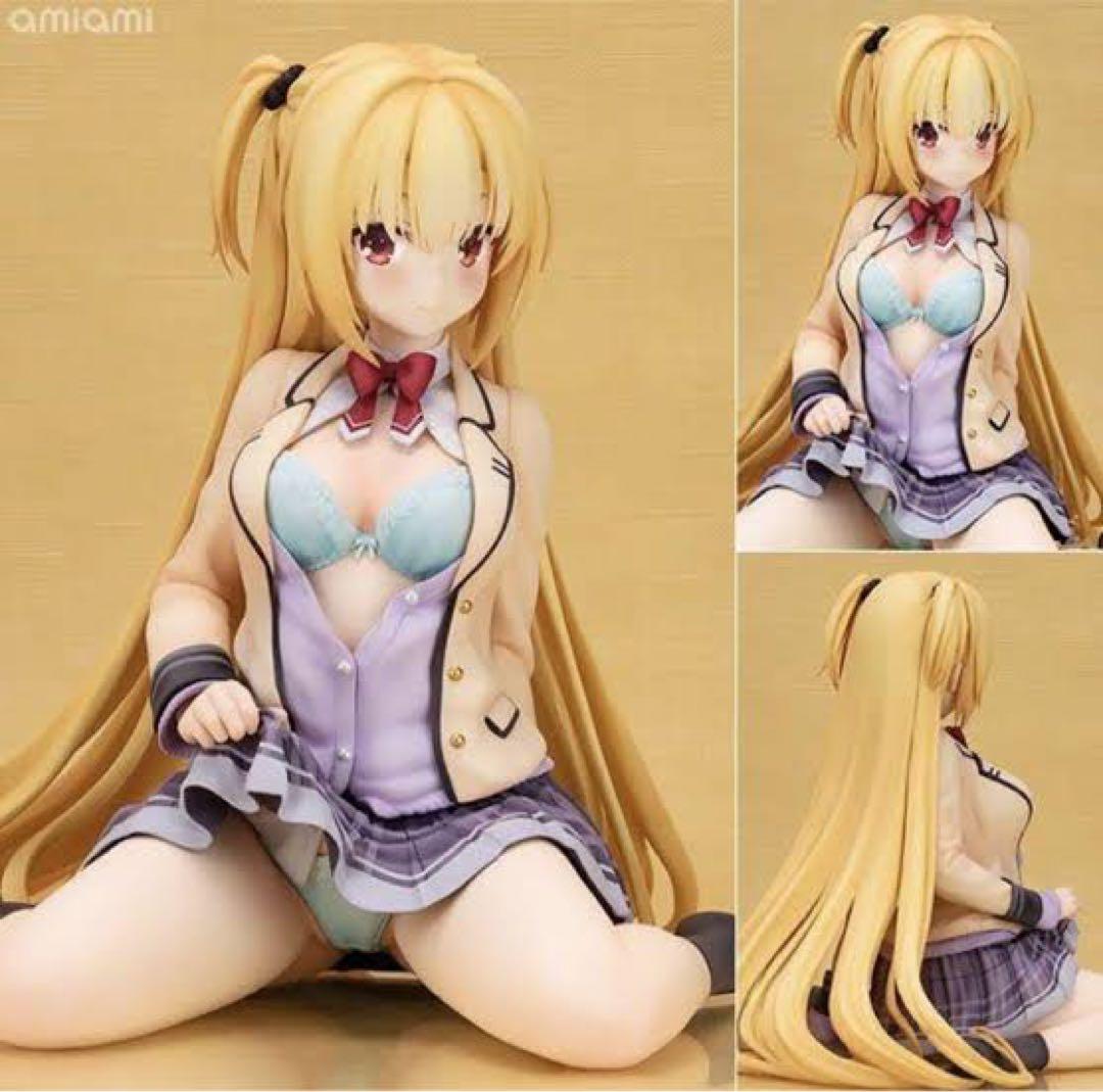 あみあみ限定版　リドルジョーカー 在原七海 1/3.5フィギュア 缶バッチ付き