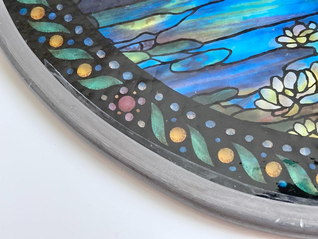 自然の風景 ステンドグラス グラスマスターズ ランドスケープ 円形