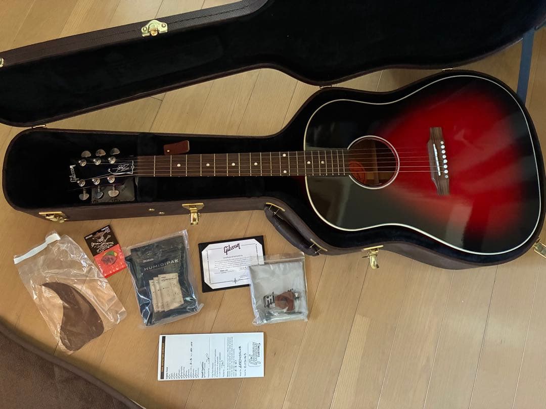 ギター Gibson J-45 SLASH Vermilion Burst