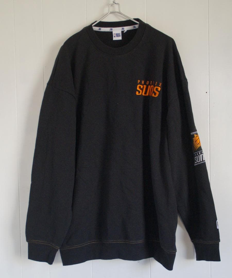 NBA PHOENIX SUNS ブラック　黒 スウェット