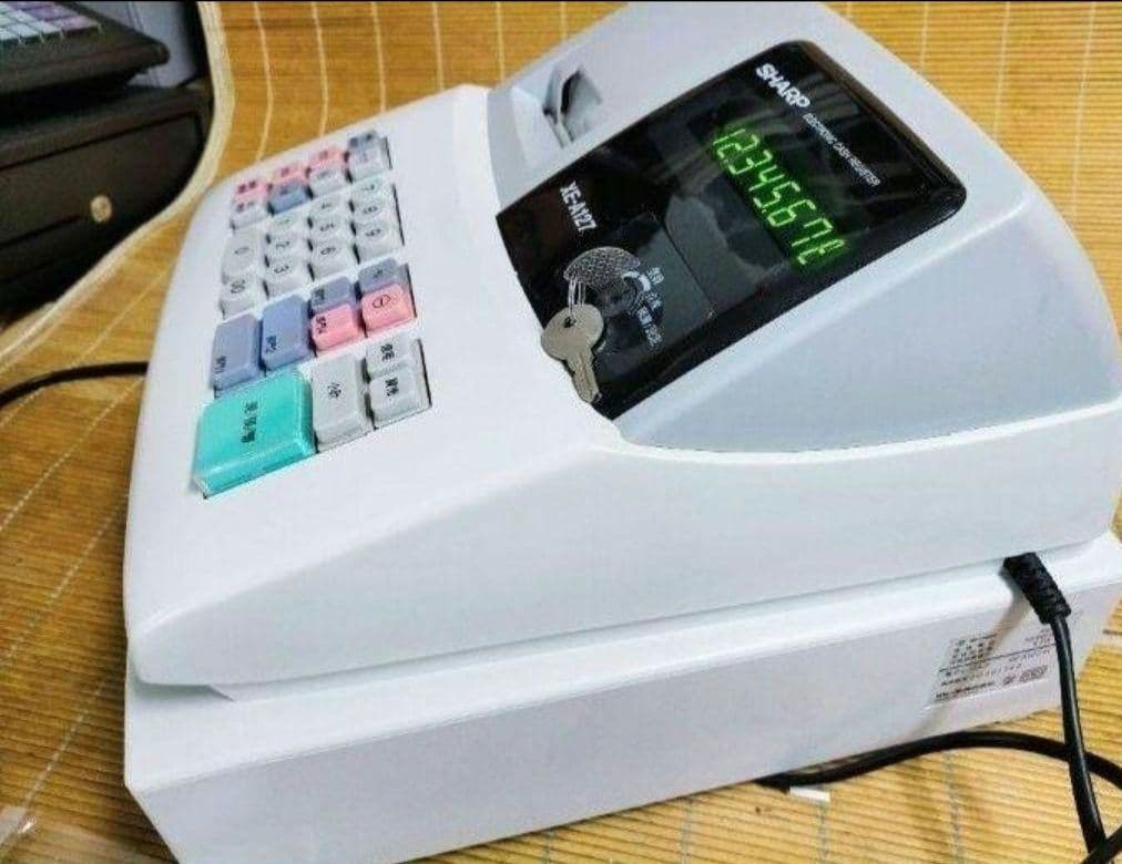 シャープレジスター　XE-A127　簡単便利特殊　送料込　1235789