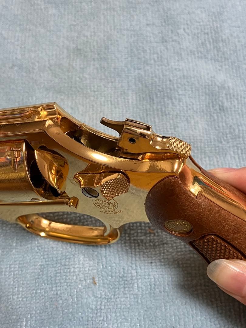 コクサイ S＆W M36チーフスペシャルSMG規格 モデルガン 金メッキ