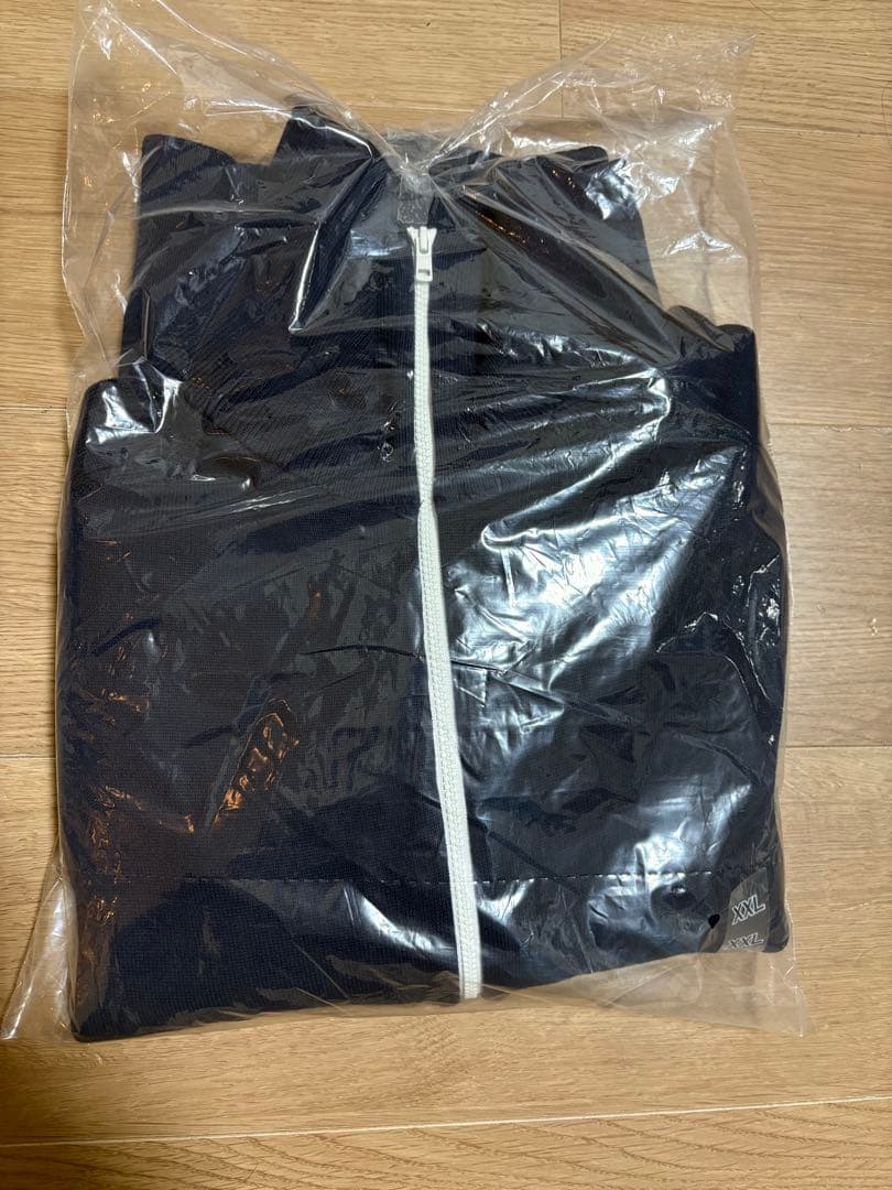 UNIQLO C ミラノリブフルジップカーディガン XXLネイビー ユニクロ