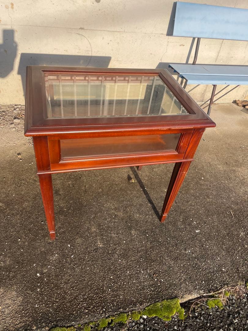 ガラス天板　ディスプレイショーケース 英国スタイル　店舗用