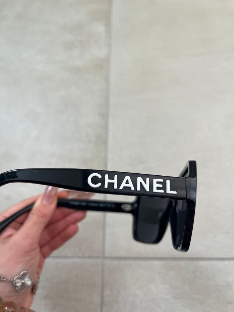 【ほぼ未使用】CHANEL スクエアサングラス 5408 ブラック