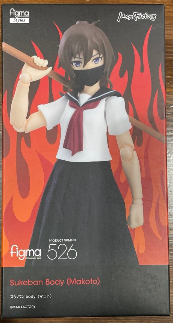 【未開封・特典付き】figmaスケバンbody(マコト)figma Styles