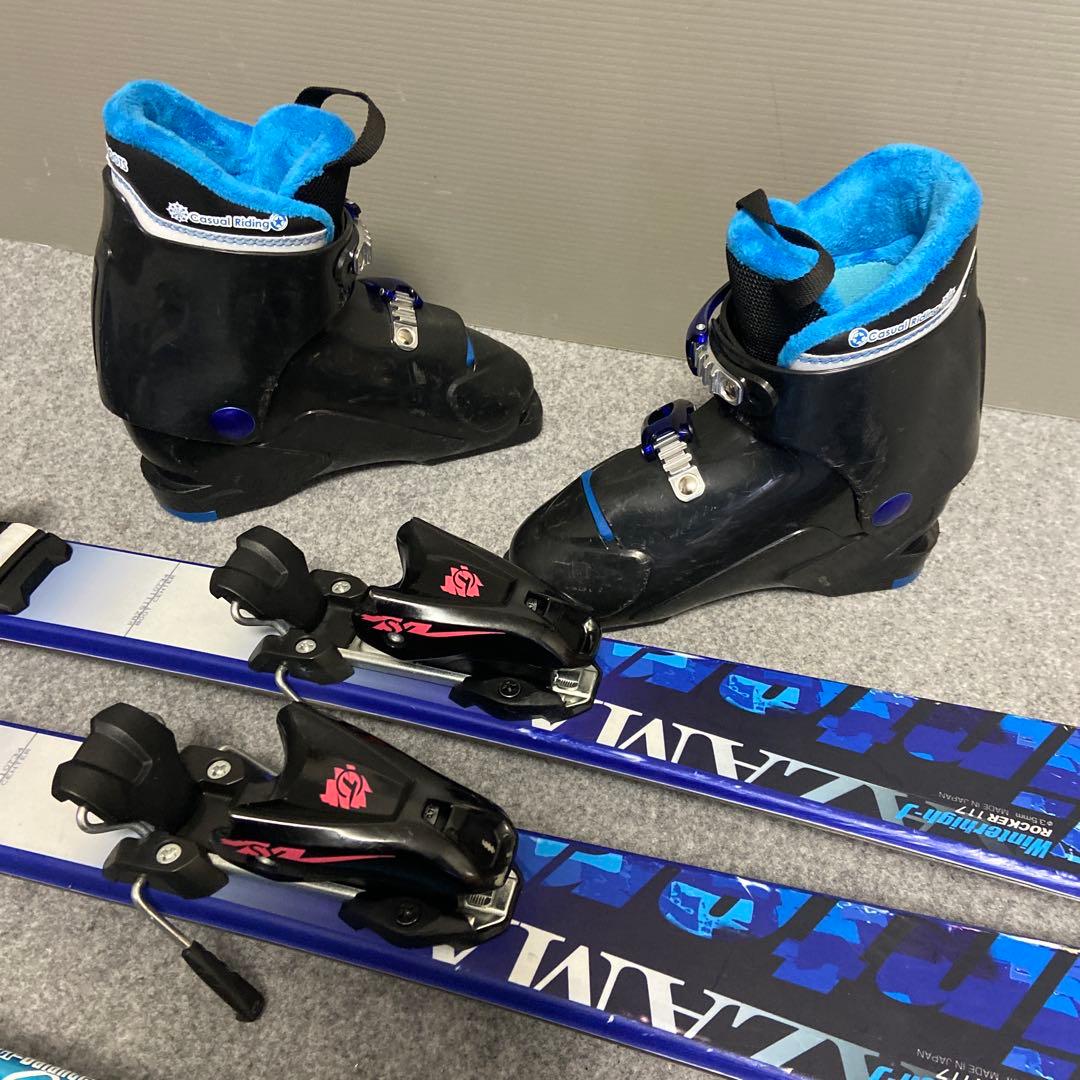 ★メンテナンス済 子供スキーセット　身長117~130cm前後のお子様向け