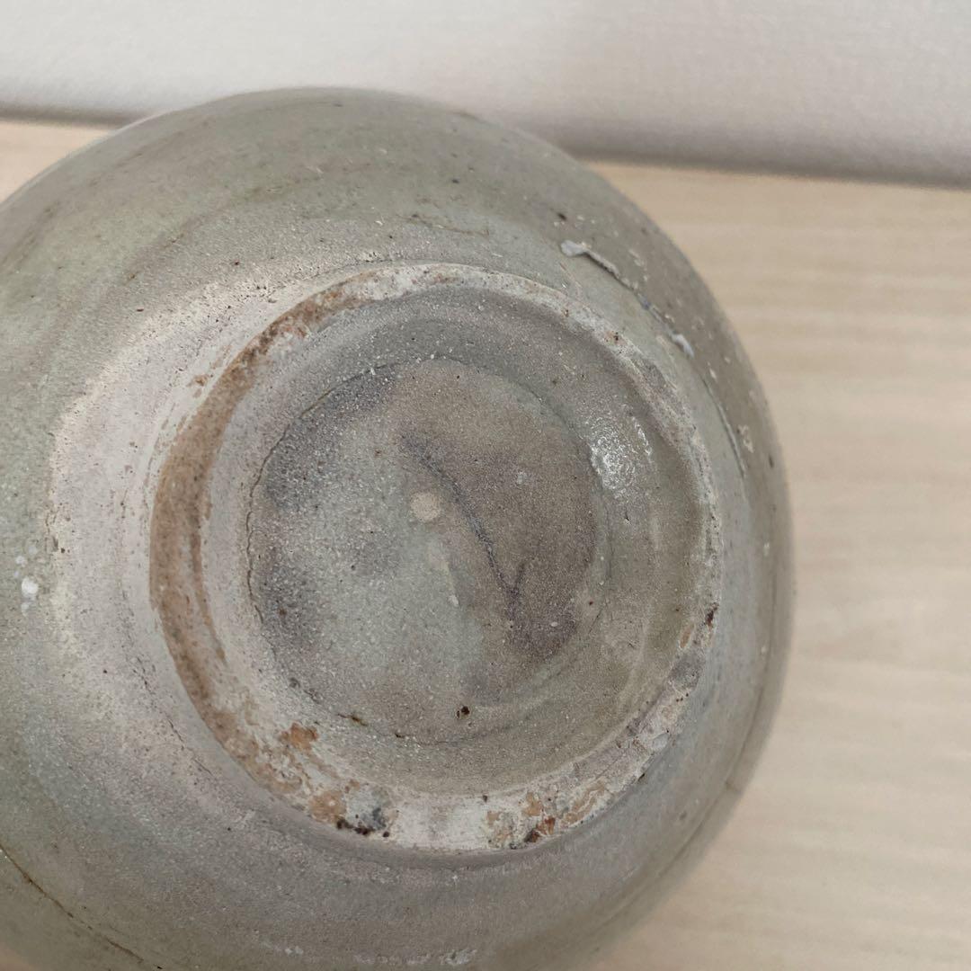 李朝 白磁 小壺 高さ11cm 花入