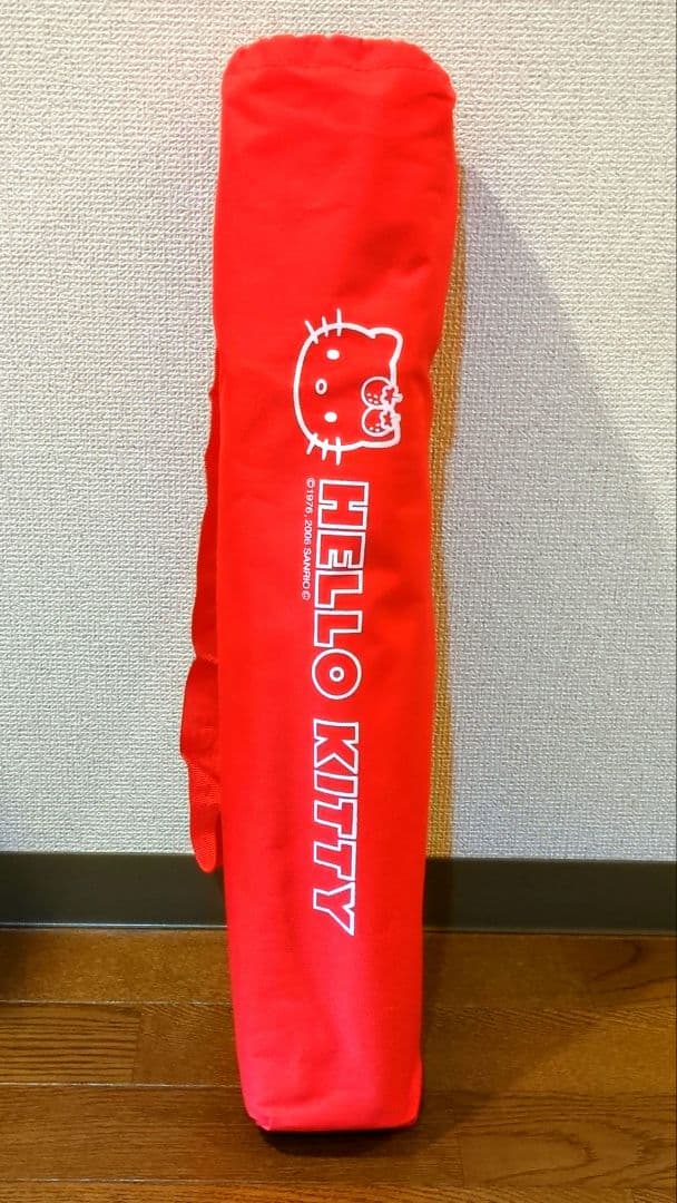 希少　平成レトロ　サンリオキティーちゃん 折りたたみチェア　収納ケース付き