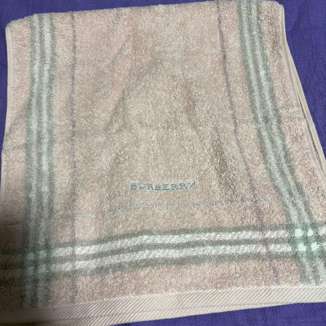 新品 未使用 BURBERRY バーバリー バスタオル タオル フェイスタオル2