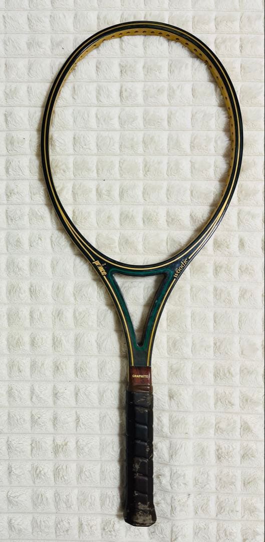 プリンス ウッディー グリップ4 カバー付 超美品 prince woodie