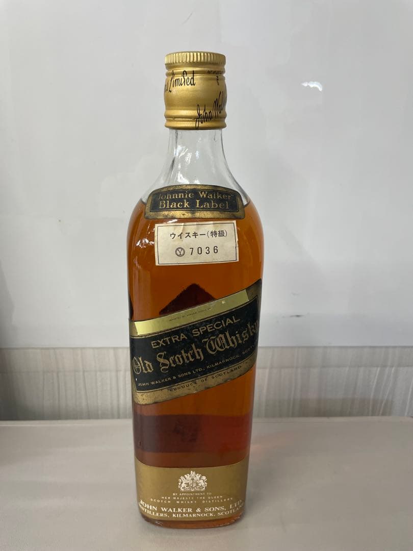 O*G様 ジョニーウォーカー　ブラックラベル　特級　Y7036 スコッチウイスキ
