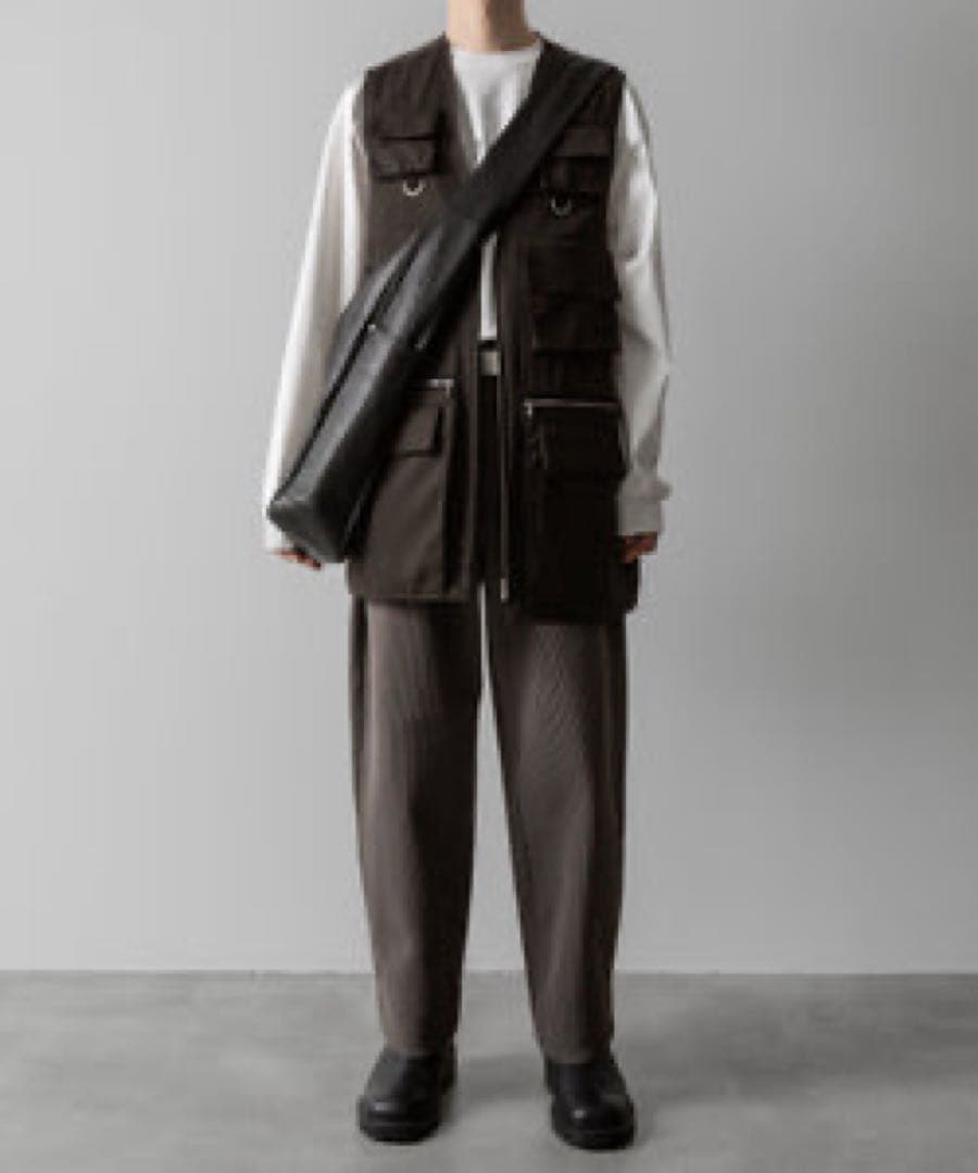 【極美品】stein OVERSIZE MULTI POCKET VEST S