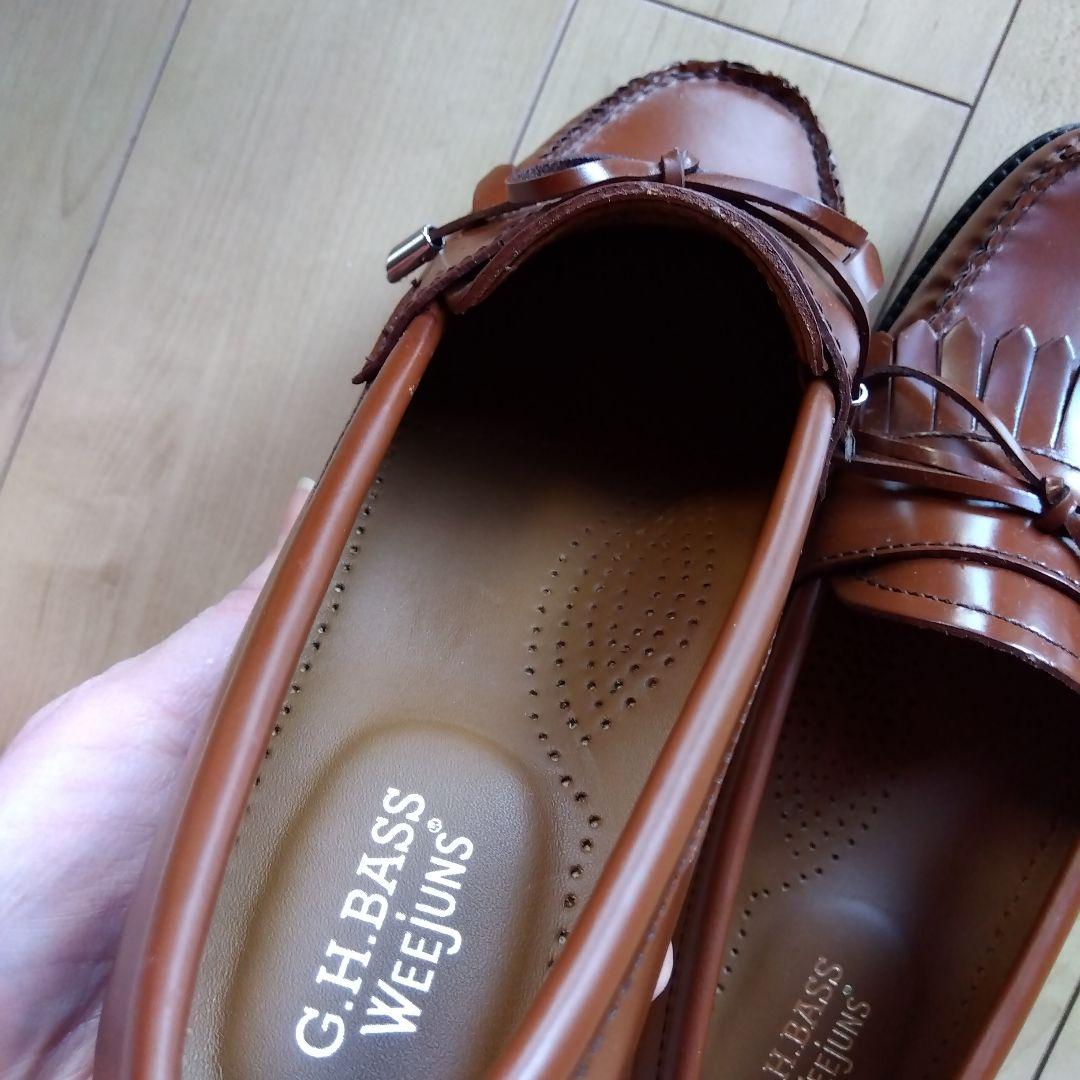 G.H. BASS WEejuns ブラウン ローファー　靴裏汚れあり　ガム汚れ